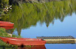 Pêche sur le Lac Carmel à la Pourvoirie Kan-À-Mouche, Lanaudière.